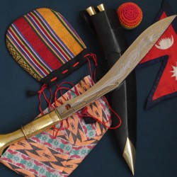 Cheetlange Brass Engrave kukri