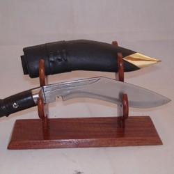 5" panawal Angkhola Kukri wooden/ horn handle