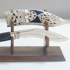 4" Kothimora white metal/Brass/ Steel blade Kukri 